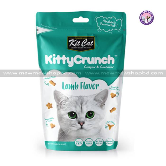 Kit Cat Treat Kitty Crunch Lamb Flavor 60g