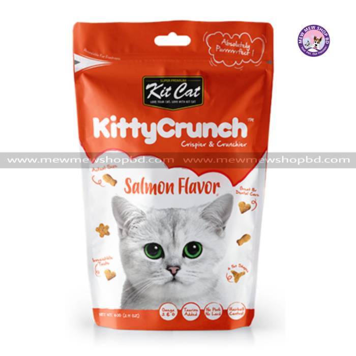 Kit Cat Treat Kitty Crunch Salmon Flavor 60g