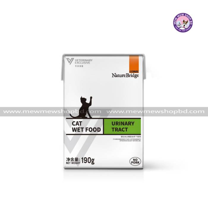 Nature Bridge Cat Wet Food Urinary Tract 190g