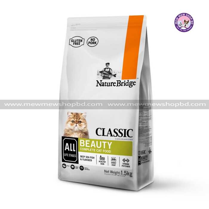 Nature Bridge Classic Beauty Complete Cat Food 1.5kg