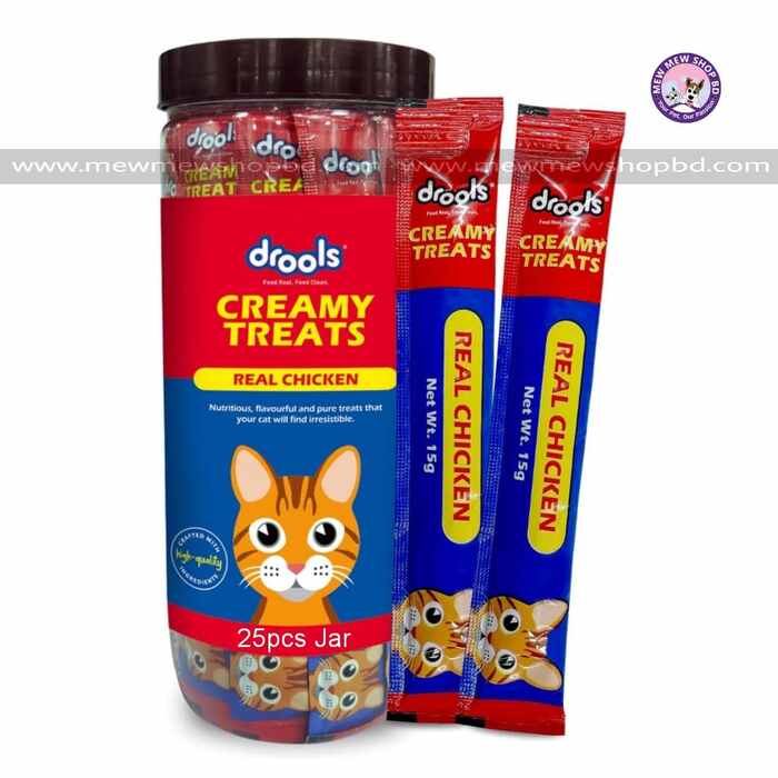 Drools Real Chicken Creamy Cat Treats 25 pcs