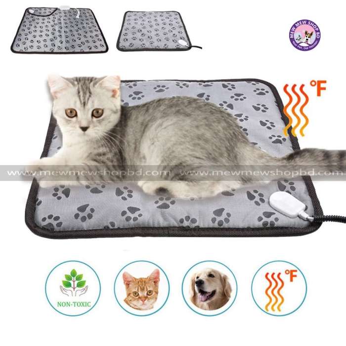Dual Control Electric Pet Heating Pad, Mat for Cat Pet & Puppy
