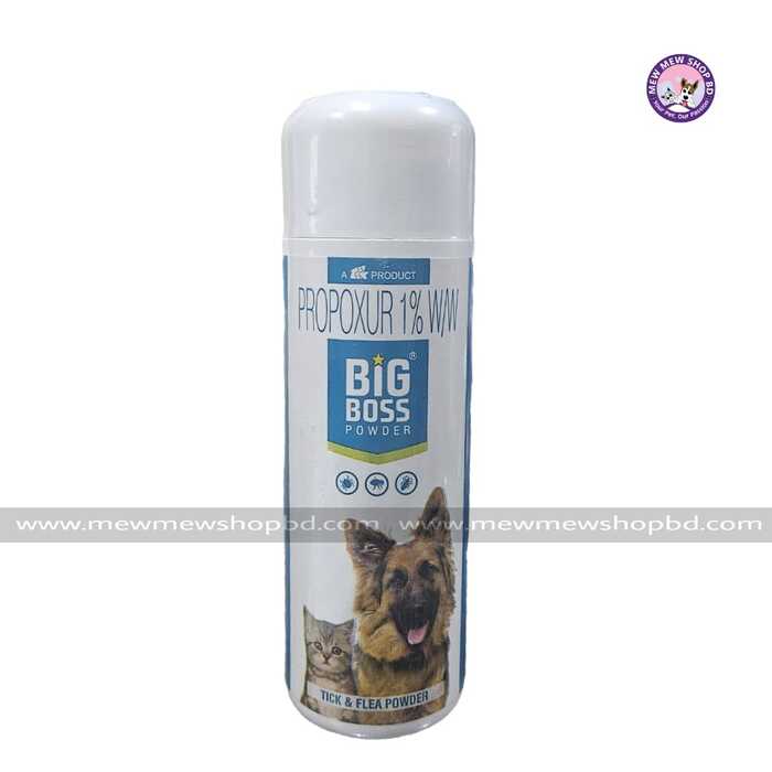 Big Boss Anti Tick & Flea Powder for Dog & Cat 100g