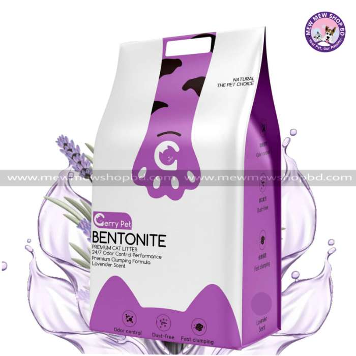 Gerry Pet Bentonite Cat Litter Lavender 25L (Only for Outside Dhaka)