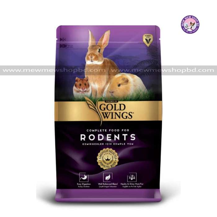 Goldwings Complete Rodents Rabbit Food 1KG