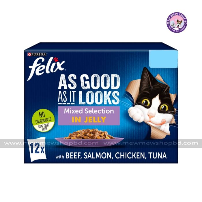 Felix As Good As It Looks Mixed Selection in Jelly 12x100 (UK)