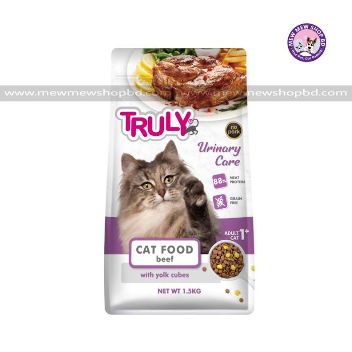 Truly Urinary Care Adult Cat Food in Beef 1.5kg