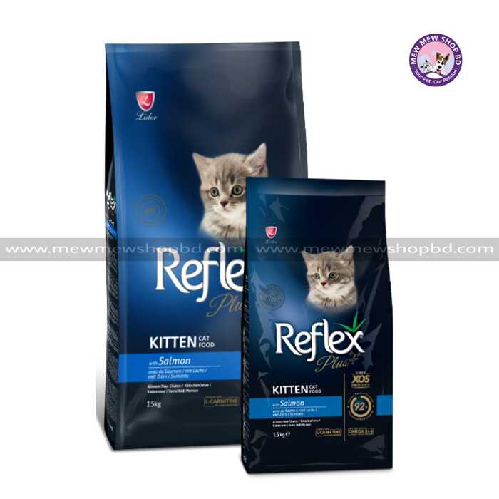 Reflex Plus Kitten Cat Food with Salmon 15kg