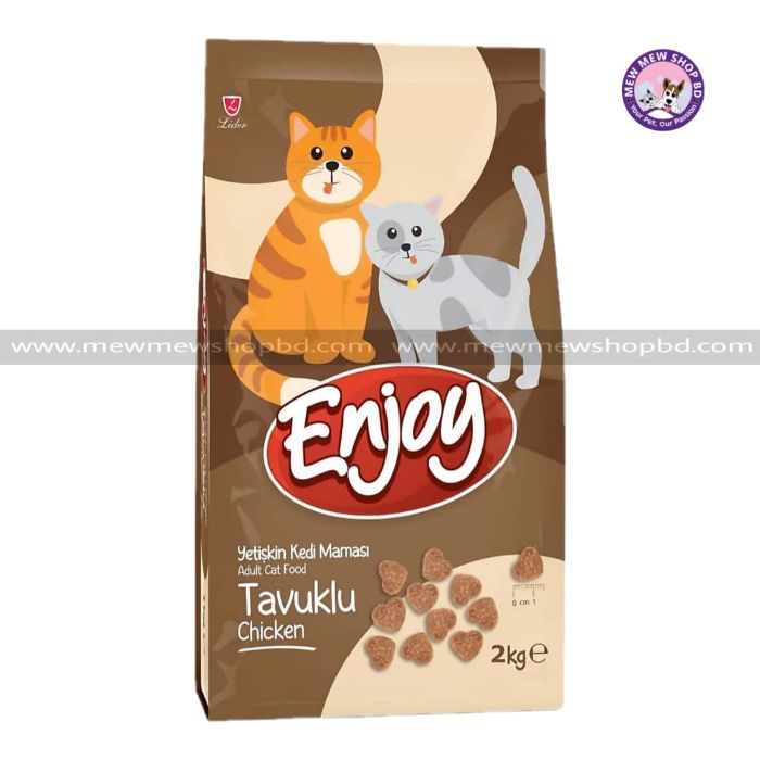 Enjoy Premium Adult Tavuklu Chicken Cat Food 2kg