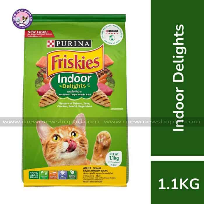 Purina Friskies Dry Cat Food Indoor Delights