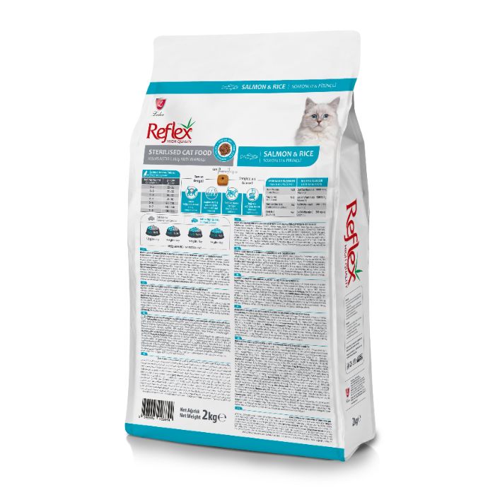 Reflex HiGH QUALITY Sterilised Cat Food with Salmon and Rice