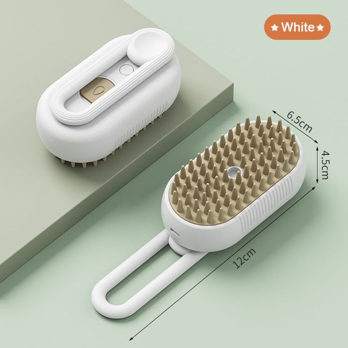 3-in-1 Electric Pet Grooming Brush Steamy Spray, Hair Removal, and Massage for Cats and Dogs