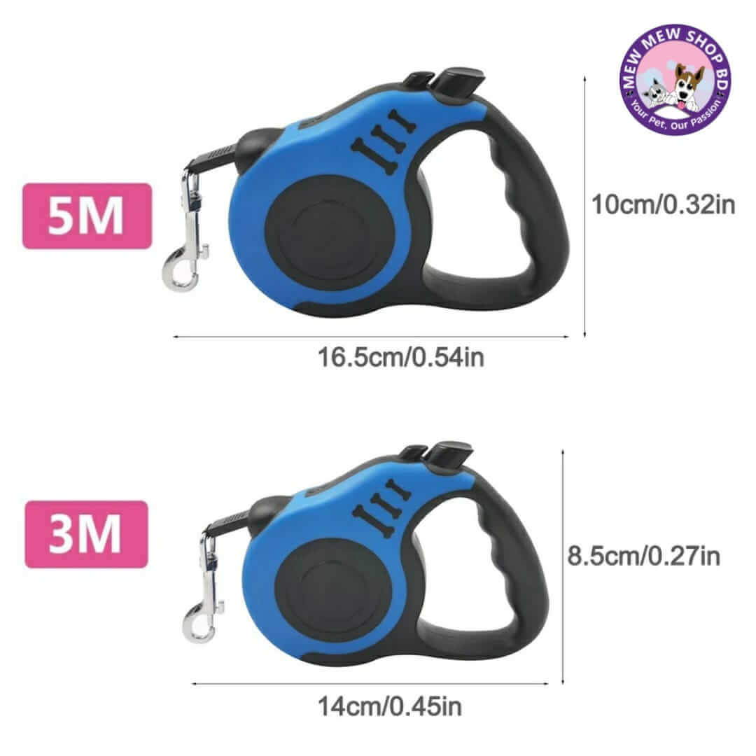 Automatic Retractable Nylon Leash for Cats & Dogs