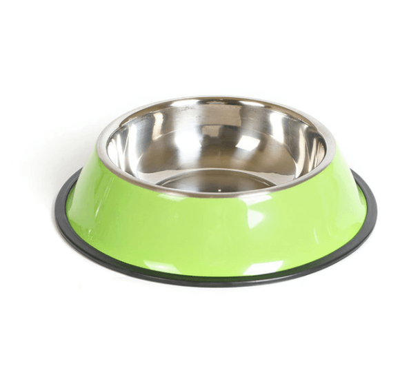 Colorful Stainless Steel Pet Cat & Dog Food Bowl