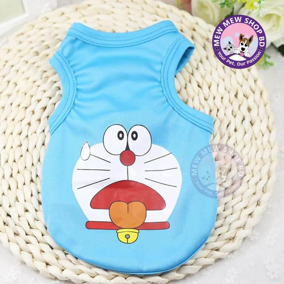 Cute Cat Tshirt Pet Cartoon Clothing Summer Dress / Shirt  ( No Exchange)