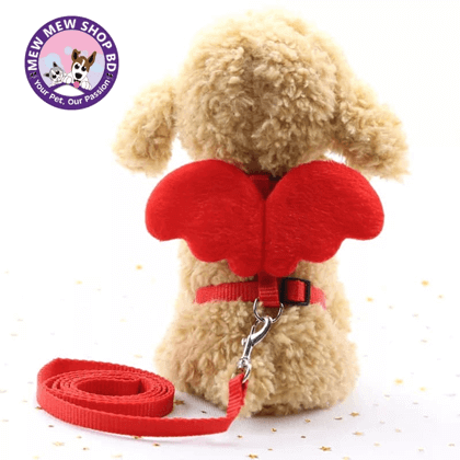 Pet Harness Vest Angle Wing Adjustable Pet Butterfly Harness For Cats