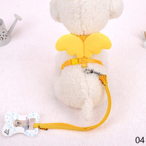 Pet Harness Vest Angle Wing Adjustable Pet Butterfly Harness For Cats