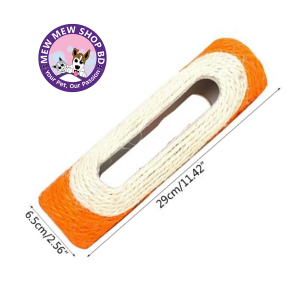 Sisal Scratcher Cat Toy || sisal Ball Trapped With 3 Ball in (1Pcs) Toys