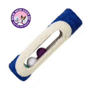 Sisal Scratcher Cat Toy || sisal Ball Trapped With 3 Ball in (1Pcs) Toys