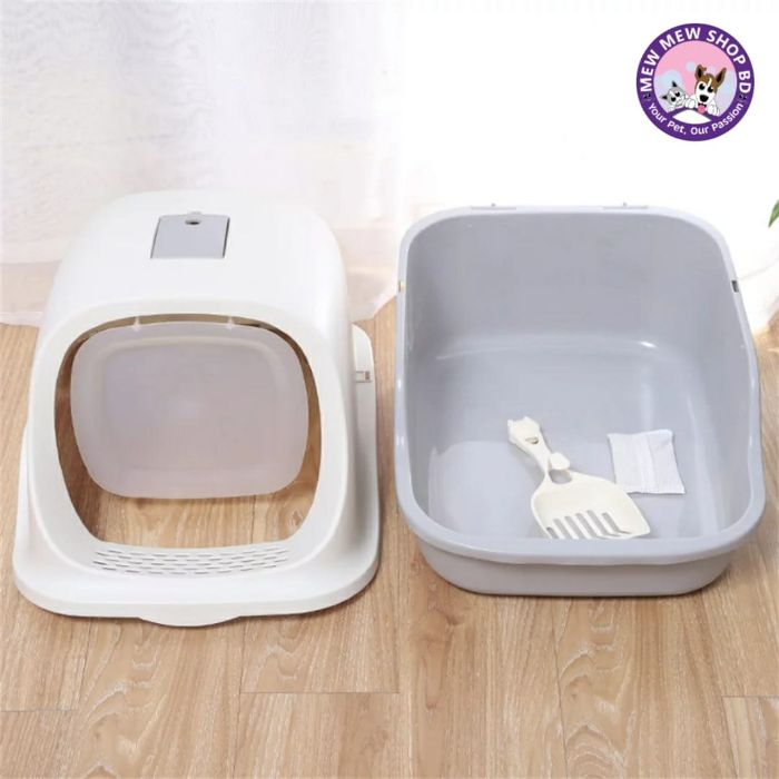 Cat Enclosed Litter Box Premium Quality (Inside Dhaka Only)