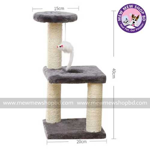 3Layer Cat Climbing Tree Scratching Post (Scratcher)