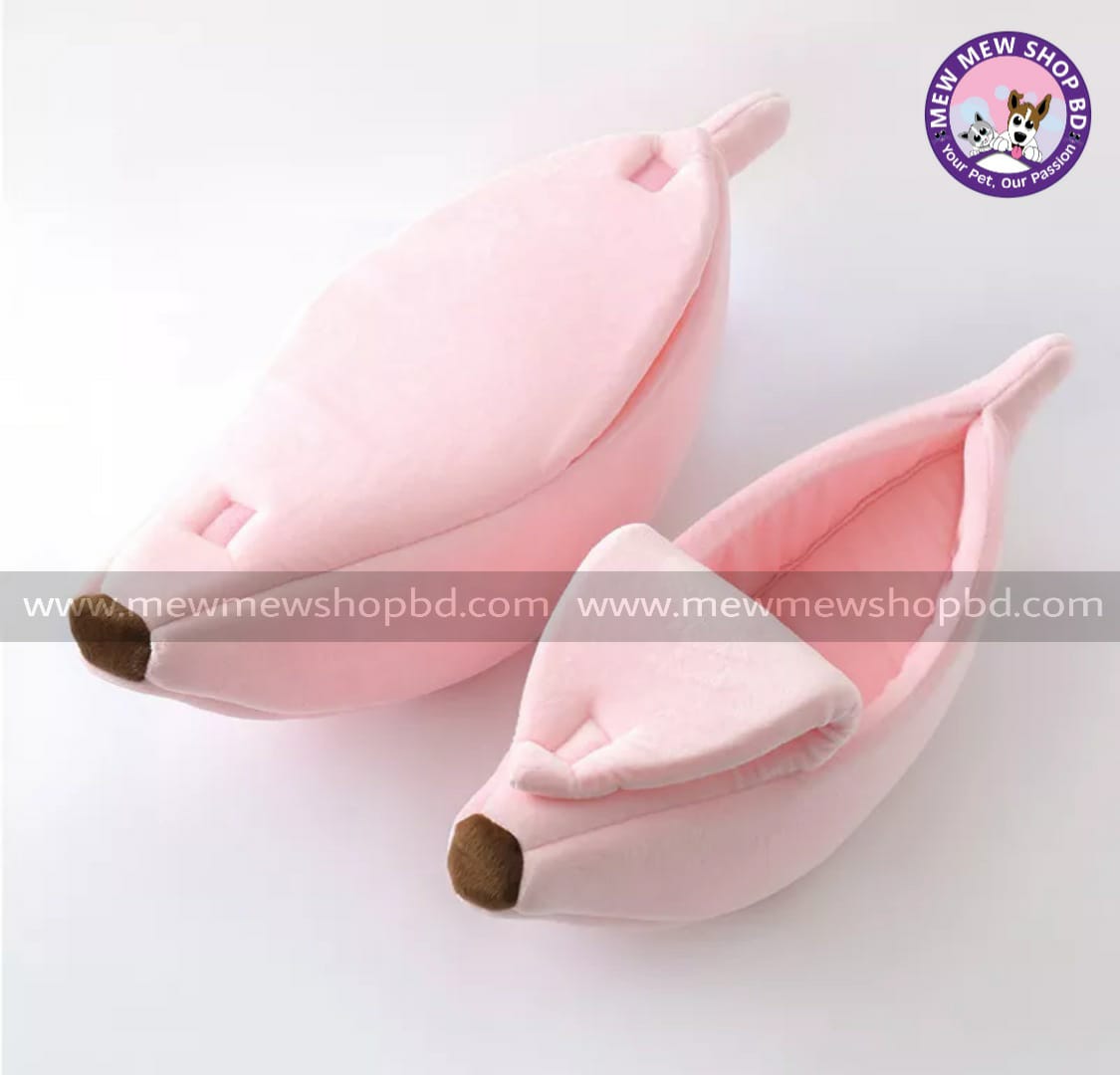 Banana Shape Bed For Cat & Dog