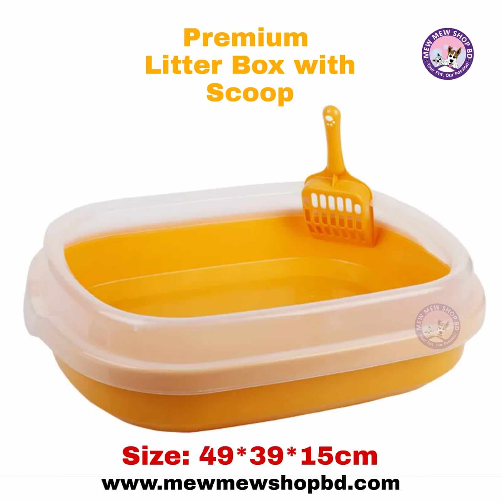 Premium Litter Box with Scoop