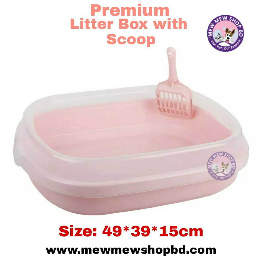 Premium Litter Box with Scoop