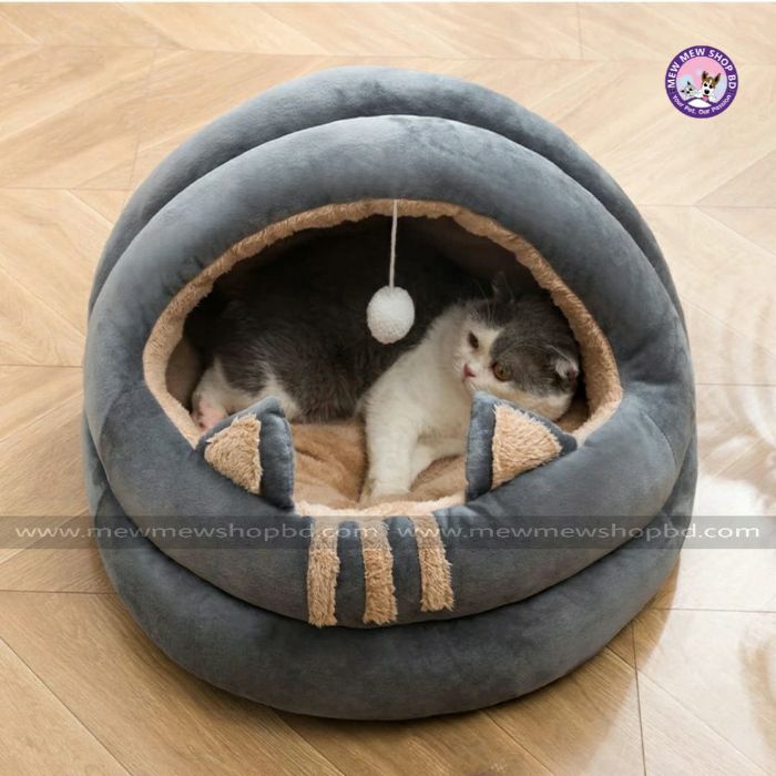 Super Premium Plush Cat Round house for Pet Cat