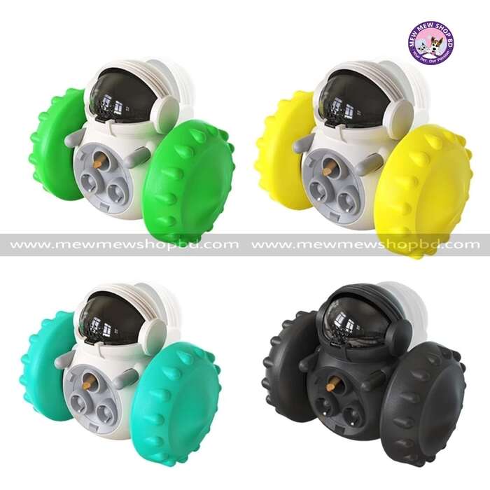 Robot Shape Pet Cat , Puppy & Dog Food Education Toy or Teaser