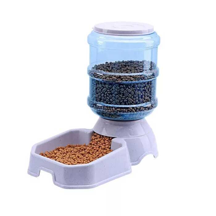 2.4 L Automatic Cat Pet Feeder  High Capacity Pet Food Bowl Gravity Food Dispenser Pet Bowl