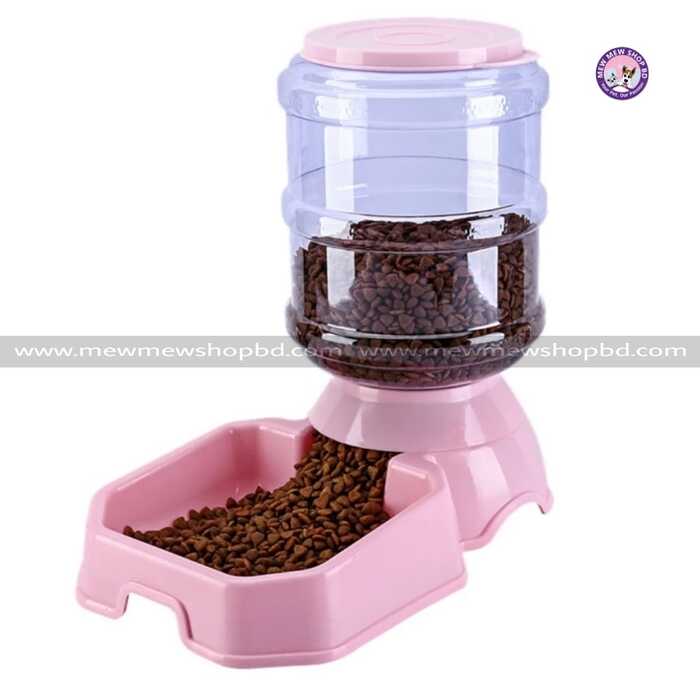 2.4 L Automatic Cat Pet Feeder  High Capacity Pet Food Bowl Gravity Food Dispenser Pet Bowl