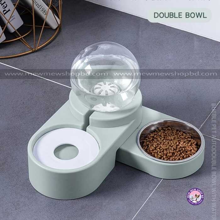 Round Shape 180 Degree Rotatable Premium Food Bowl for Pet Cat