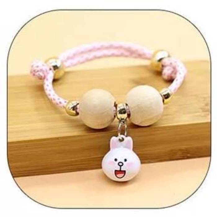 Fancy Pet Necklace Natural Camphor Wood Anti-Lice Portable Pet Cat Collar with Bell