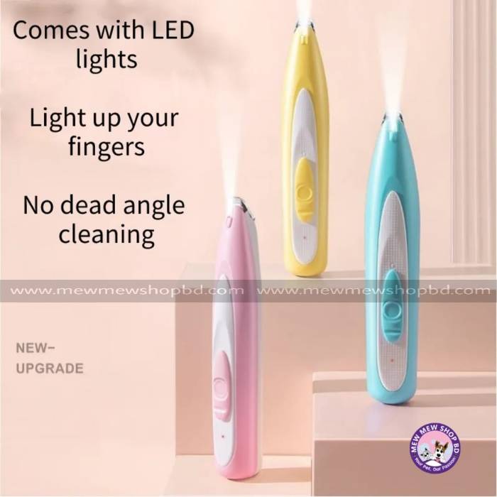 Electric Pet Cat & Dog Paw Trimmer for Pedicure, Nose, Ear, Eye Fur cleaning