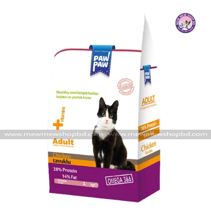 Paw Paw Adult Cat Food Chicken Tavuklu