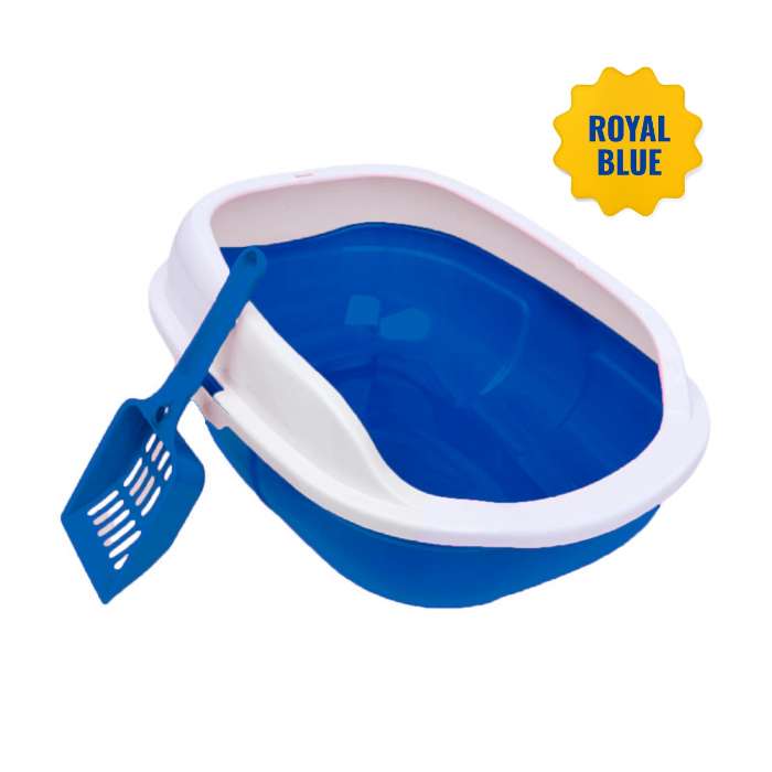 Regular Litter Box with Scoop for Pet Cat