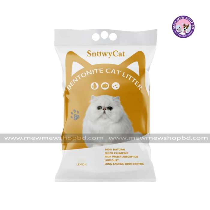 SnowyCat Bentonite Cat Litter 25L (Only For Outside Dhaka)