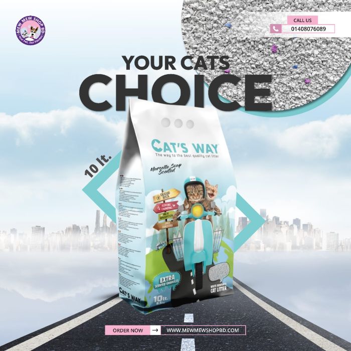 Cat’s Way/ Catsway Cat Litter Marseille Soap Scented (Made in Türkiye 🇹🇷)