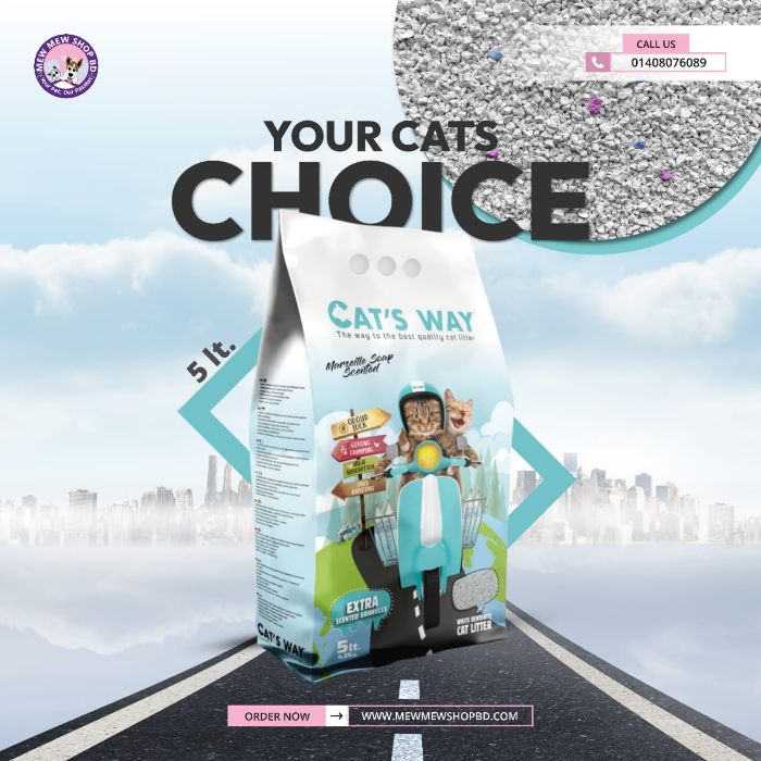 Cat’s Way/ Catsway Cat Litter Marseille Soap Scented (Made in Türkiye 🇹🇷)