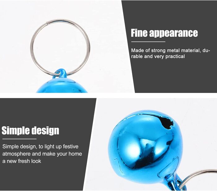 Single Colour Ringing Bell with Ring for Pet Cat & Puppy Collar