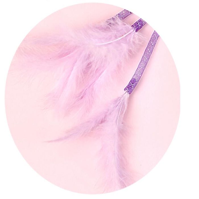 Fairy Cat Stick Long Rod Tangled Feather Bell Cat Teaser Toy