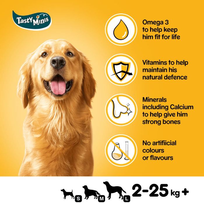 Pedigree Tasty Minis Chicken & Duck Flavours 130g