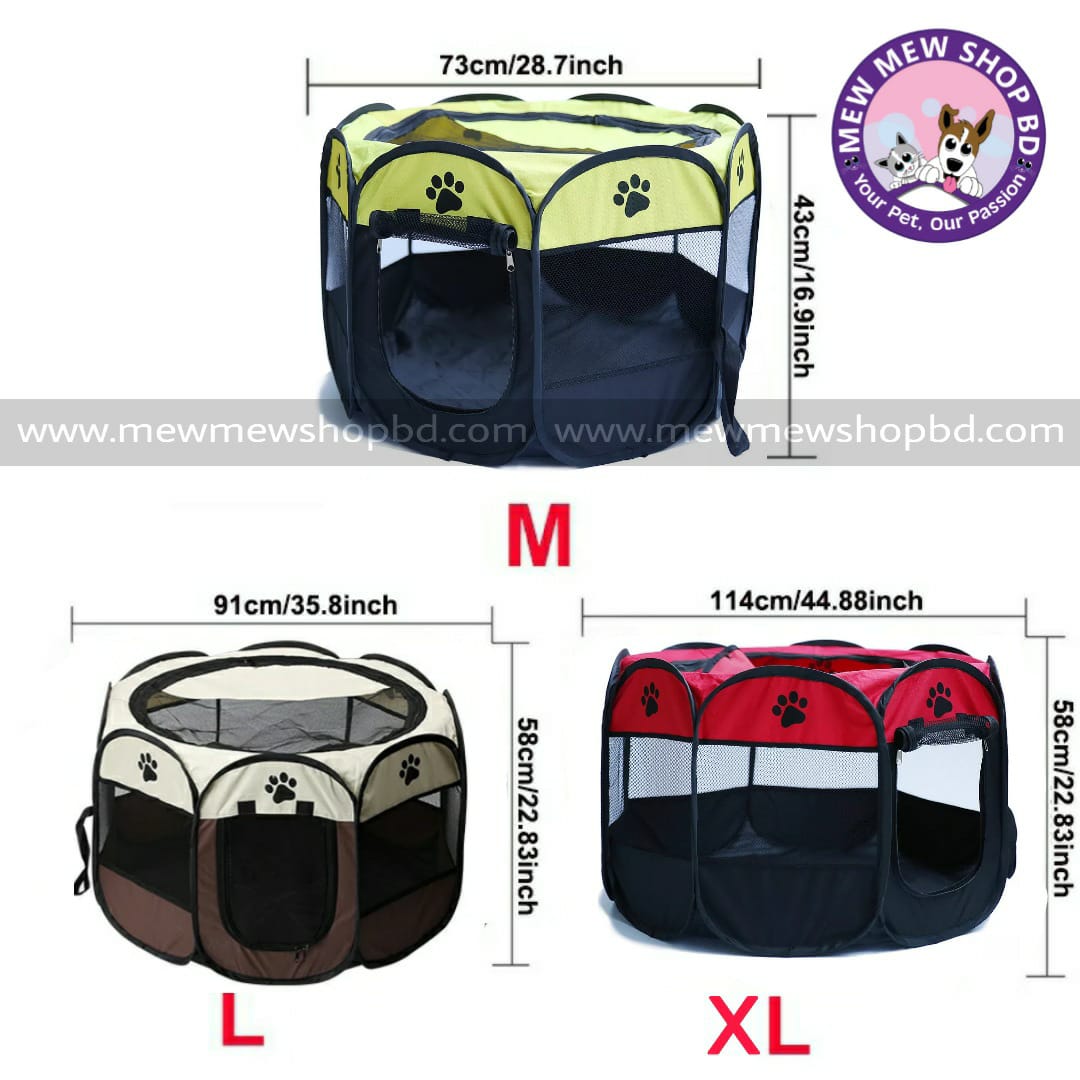 Portable Pet Tent Folding Outdoor/Indoor Dog Cat House