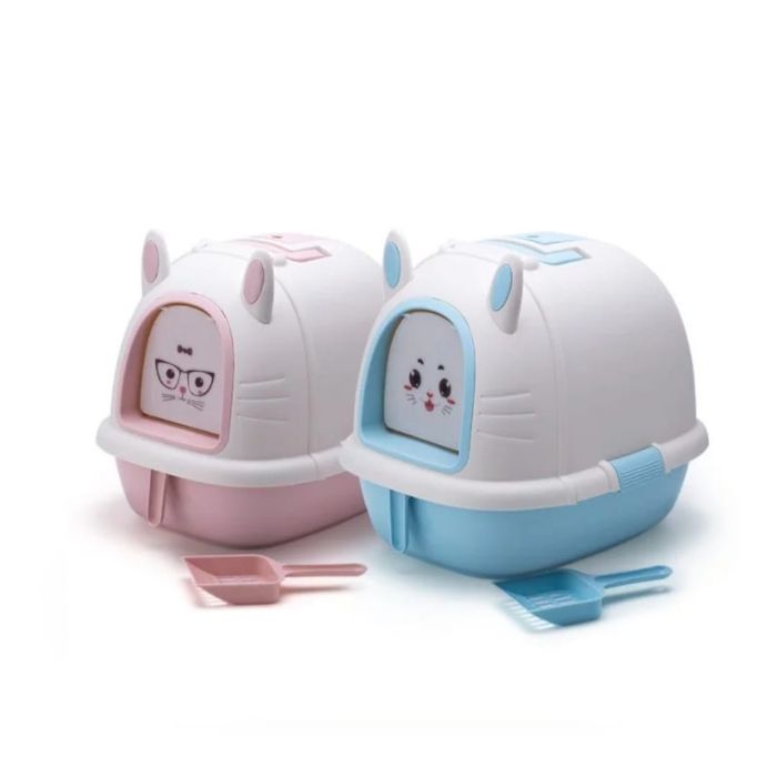 Cat Ear Closed Multifunctional Litter Box for Pet Cat (Inside Dhaka Only)