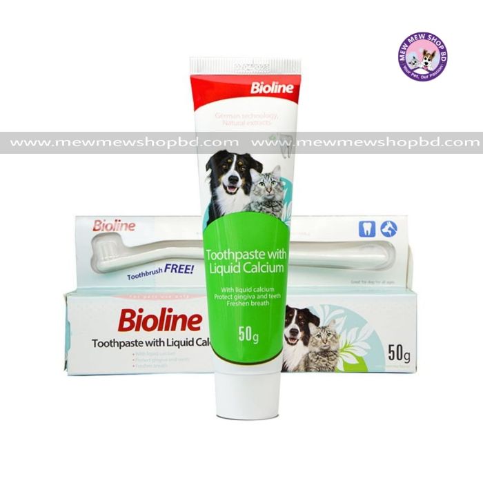 Bioline Toothpaste Liquid Calcium with Toothbrush
