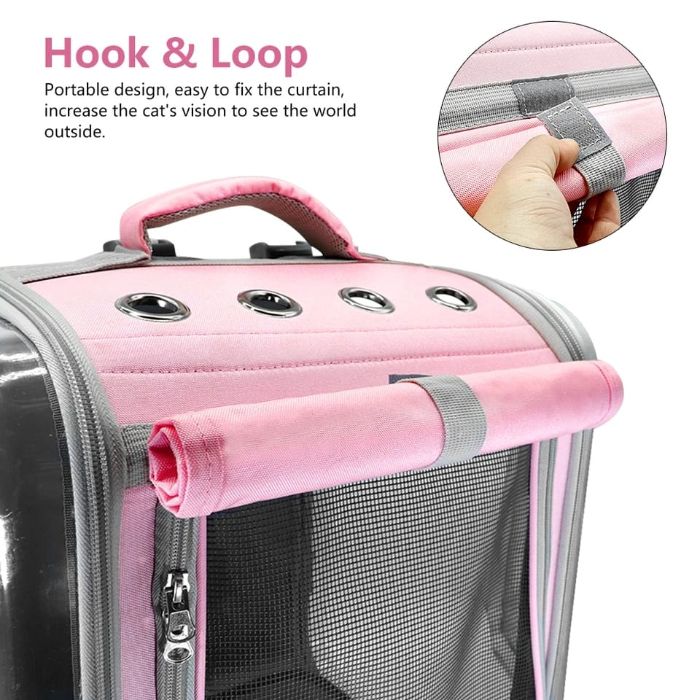 Outdoor Portable Pet Carrier For Cats & Puppy Breathable Backpack for Travelling