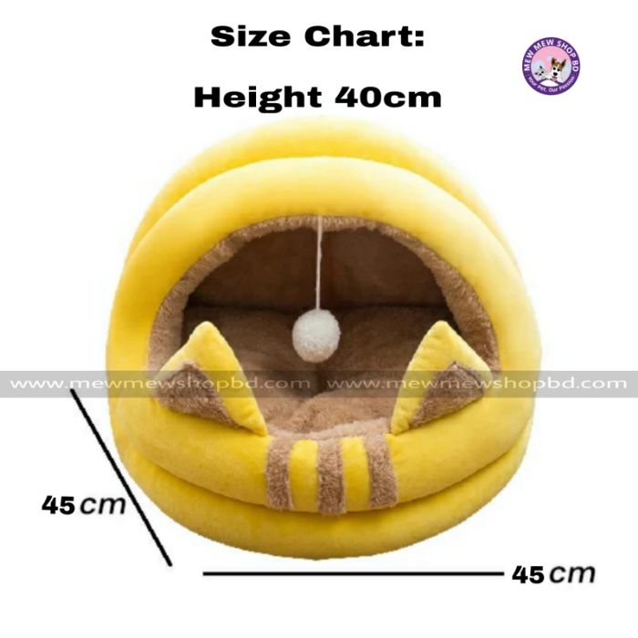 Super Premium Plush Cat Round house for Pet Cat