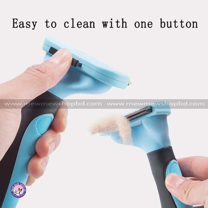 Deshedding Hair/ Fur Remover Brush for Pet Cat & Dog