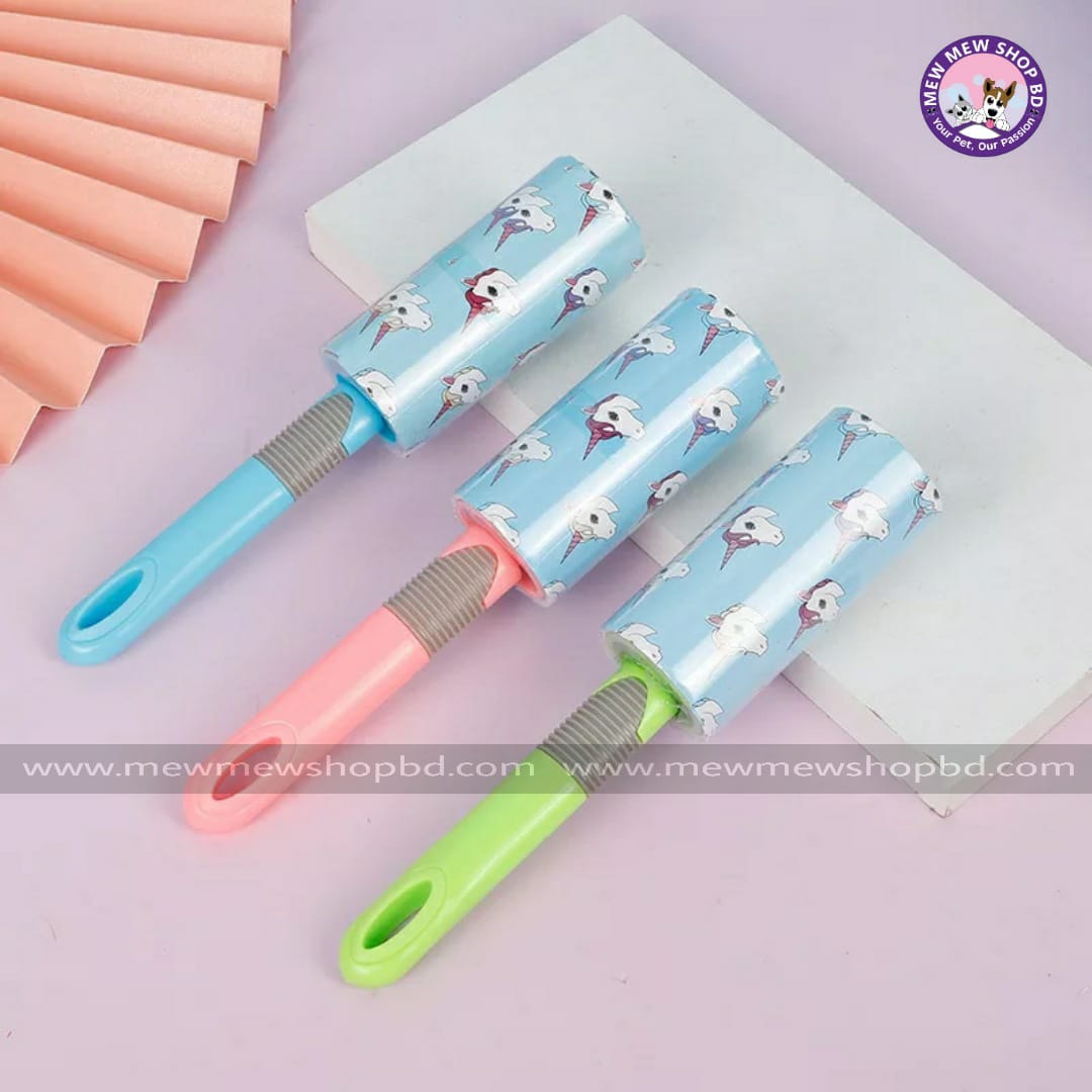 Round Sticky Lint Roller for Pets- Fur Remover